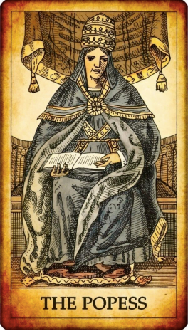 Tarot card The Popess
